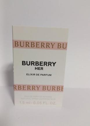 Burberry her elixir de parfum парфюмировння вода, пробник.