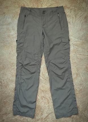 Легкі трекінгові жіночі штани-трансформери columbia titanium (usa)1 фото