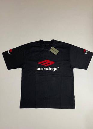 Футболка balenciaga 3b sports icon t-shirt black