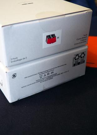 – 50% | calvin klein underwear ск96 cotton stretch мужские трусы боксеры 3-pack trunk оригинал