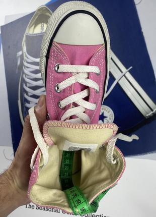 Converse all star кроссовки кеды мокасины 37 размер женские розовые оригинал3 фото