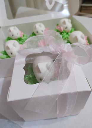 Пасхальный зефирный зайчик🐇