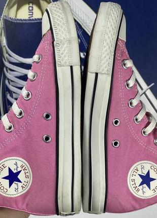 Converse all star кроссовки кеды мокасины 37 размер женские розовые оригинал8 фото