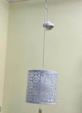 Подвесная люстра sirius ажурная белая металлическая