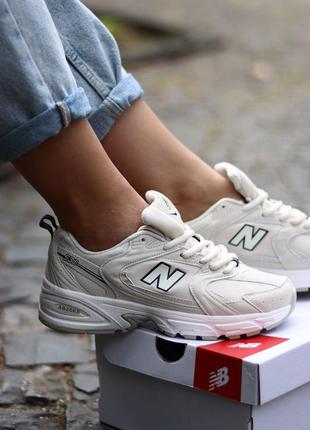 Кросівки new balance 530 “white cream” кроссовки2 фото