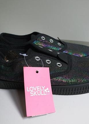 Кеды для девочек lovely skull, 32р. 3