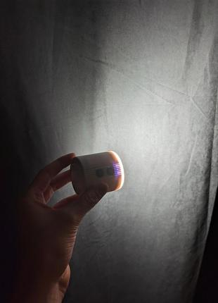 Портативний міні-насос (240 л/хв, 1600 ма·год) з ліхтариком6 фото