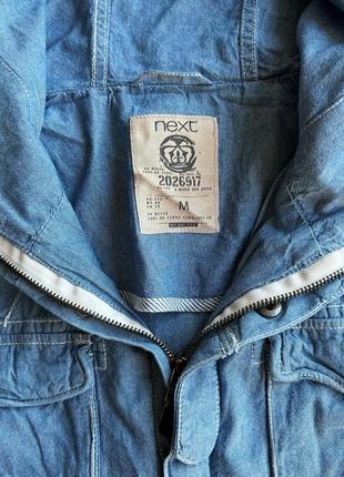 Вітровка куртка next джинсова рубашка джинсовка5 фото