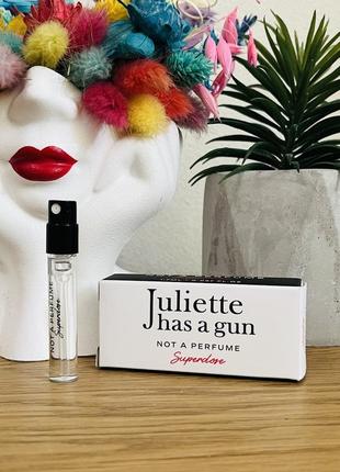 Оригинал пробник парфюмированная вода juliette has a gun not a perfume superdose