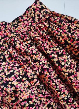 Коттоновая юбка-миди солнце-клеш5 фото