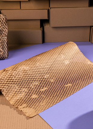 Крафт-папір paperpack honeycomb, рулон - 42 см х 50 м3 фото