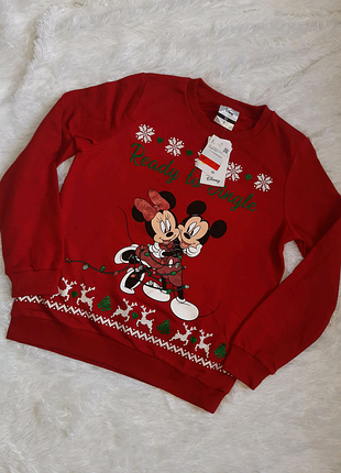 Новорічна кофта, реглан, світшот міккі маус з&а