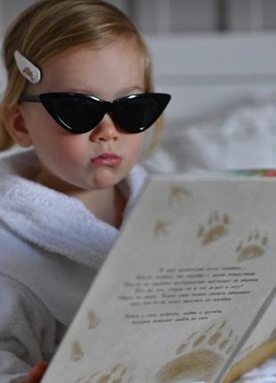 Детские модняви солнцезащитные очки. хит 2024 года, "кошачий глаз" та інші