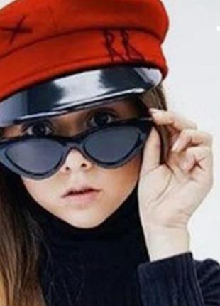 Детские модняви солнцезащитные очки. хит 2024 года, "кошачий глаз" та інші