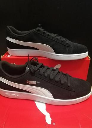 Шкіряні кросівки puma smash v2