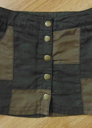 Спідниця під замш на 8-9 років h&m