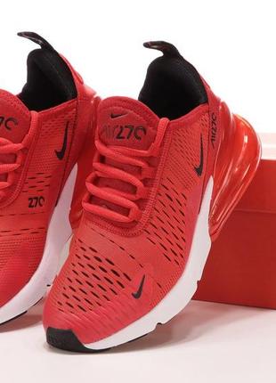 Nike air max 270 red кроссовки женские