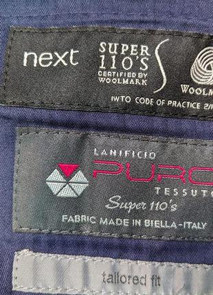 Чоловічі класичні штани next 100% шерсть, італія-англія розмір - 50 / м ідеальний стан3 фото