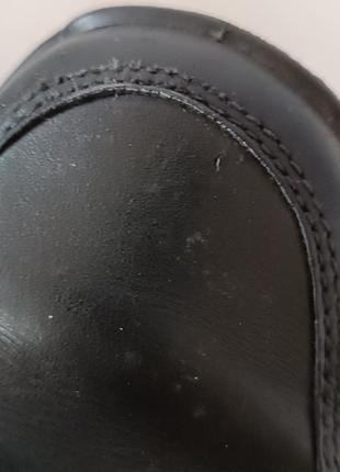 Кожаные туфли р.42 ecco gore-tex