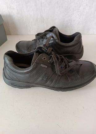 Кожаные туфли р.42 ecco gore-tex