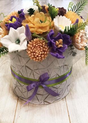 Букет з мила. подарунок до дня вчителя