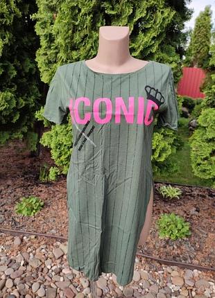 Стильная полуприталенная футболка туника на лето🎀