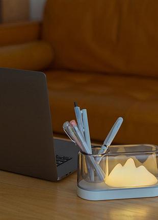Led настільна лампа "гори" | світильник, нічник, подарунок4 фото