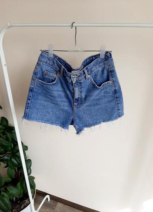 💙класні джинсові шорти mom фірми topshop 10/38 420гр1 фото