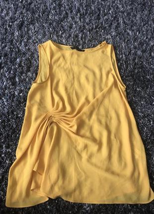 Zara блуза 👚 майка топ 💛 размер l