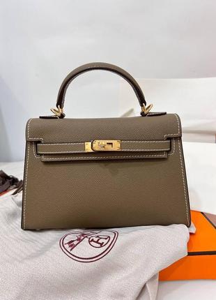 Сумка hermes kelly розмір 22 см коробка , пильовик , картки