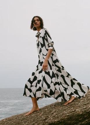 Zara сукня принт, s, m, xl1 фото