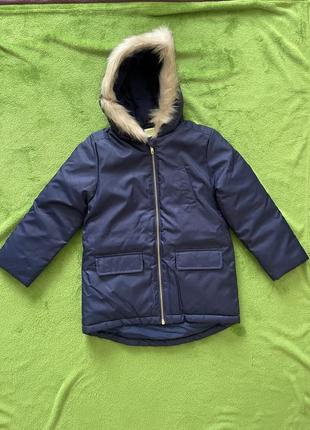 Тепла куртка на дівчинку