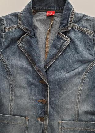 Пиджак джинсовый куртка ветровка размер  367 фото