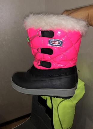 Зимние сапоги ботинки мунбуты для девочки италия olang