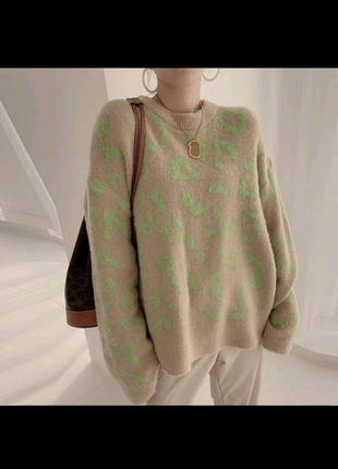 Трендовий светр в леопардовий принт2 фото