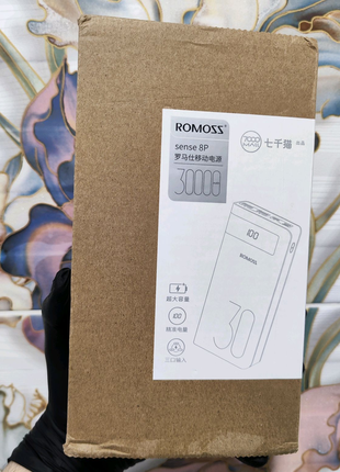 Power bank romoss 30000 mah. модель: sense 8p7 фото