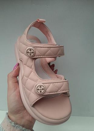 Босоніжки рожеві4 фото