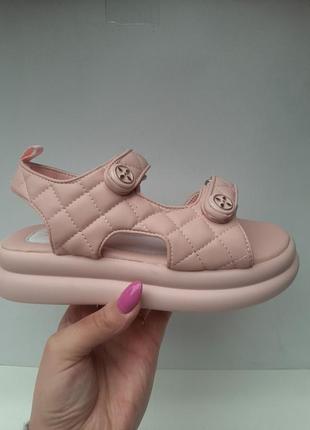 Босоніжки рожеві3 фото