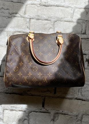 Сумка louis vuitton speedy кожаная оригинал