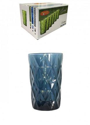 Набір склянок helios "сапфір" 350 мл., 6 шт.