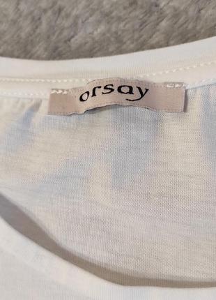 Новая брендовая футболка orsay хлопок р.44\s туречевая4 фото