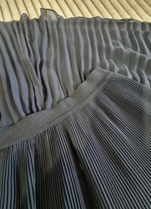 Красивая плиссеровная юбка5 фото