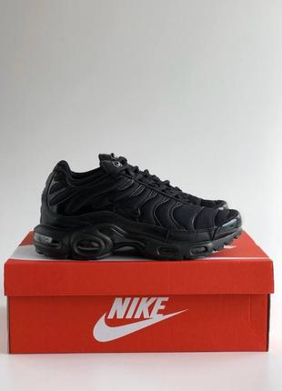 Nike air max plus tn black кроссовки3 фото