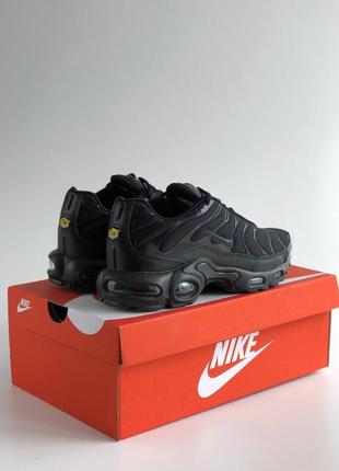 Nike air max plus tn black кроссовки4 фото