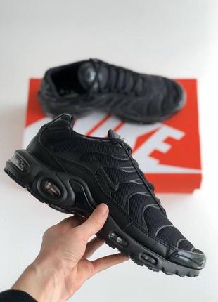 Nike air max plus tn black кроссовки1 фото