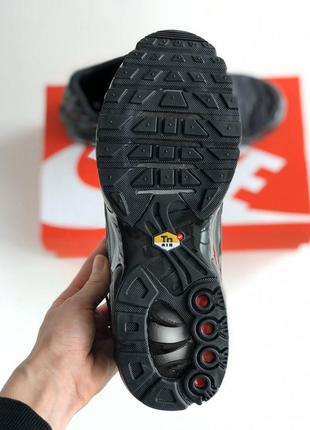 Nike air max plus tn black кроссовки8 фото