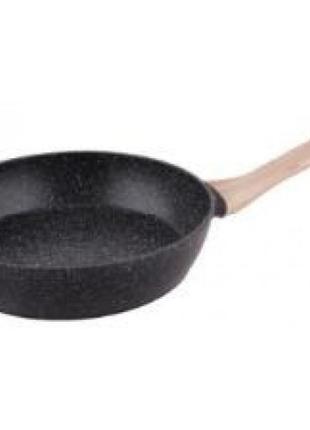 Сковорода глибока ardesto midori 26 см, чорний, алюміній