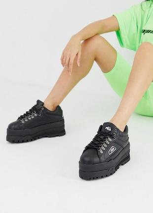 Сникеры trailblazer wedge кеды на платформе,fila2 фото