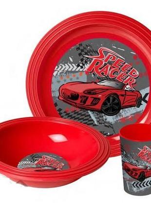 Набір дитячий herevin тачки з 3 предметів, пластик