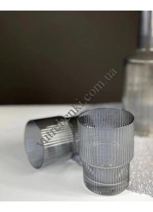 Набір склянок низьких ardesto graphite 200 мл, 2 шт., скло2 фото